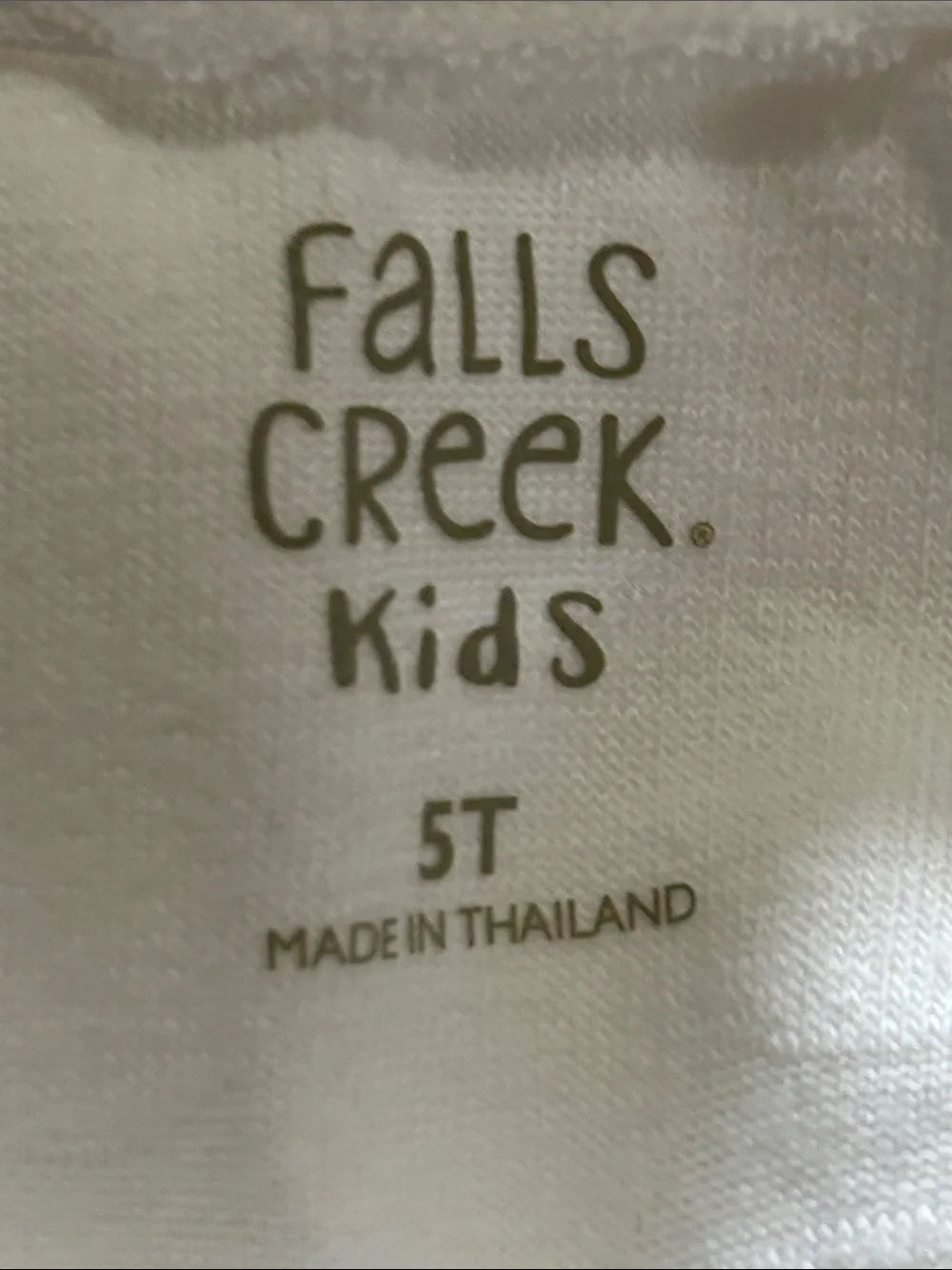 Falls Creek White Textured Terrycloth Dot Tank & Shorts Set Size 5T NWT